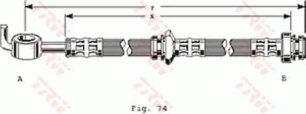 TRW PHD163 - Bremsschlauch Sichere Zahlung