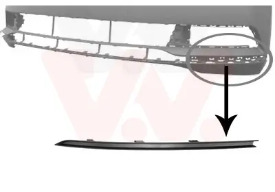 VAN WEZEL 5742581 - Zier-/Schutzleiste, Stoßfänger Solange Der Vorrat Reicht