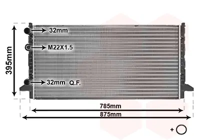 Jetzt Kaufen VAN WEZEL 58002121 - Kühler, Motorkühlung - *** IR PLUS ***