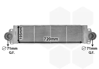 Beliebt VAN WEZEL 58004233 - Ladeluftkühler