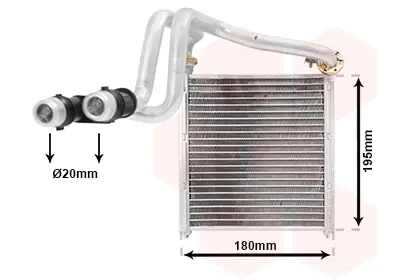 Meistverkauft VAN WEZEL 58016700 - Wärmetauscher, Innenraumheizung - *** IR PLUS ***