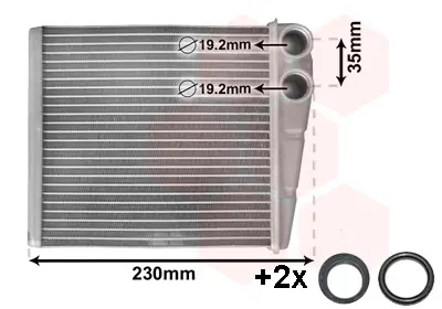 VAN WEZEL 58006229 - Wärmetauscher, Innenraumheizung - *** IR PLUS *** Direktkauf