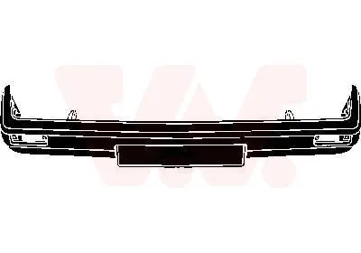 Echt VAN WEZEL 5812576 - Stoßfänger