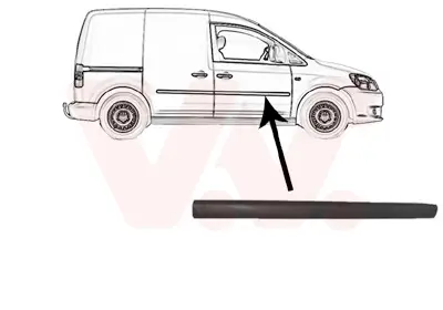 VAN WEZEL 5867404 - Zier-/Schutzleiste, Tür Sichere Zahlung
