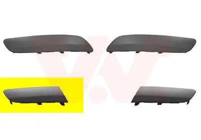 VAN WEZEL 5886584 - Zier-/Schutzleiste, Stoßfänger - ** Equipart ** Kracherpreis