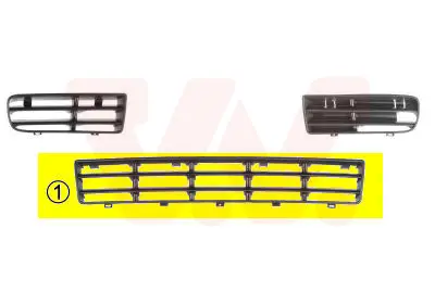 VAN WEZEL 5888590 - Lüftungsgitter, Stoßfänger - ** Equipart ** Solange Der Vorrat Reicht