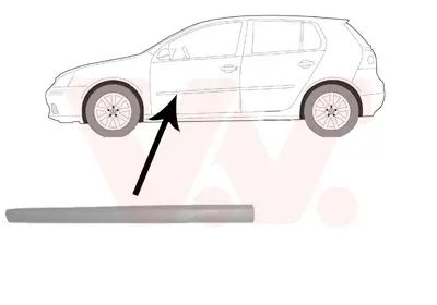 VAN WEZEL 5894423 - Zier-/Schutzleiste, Tür Schneller Versand