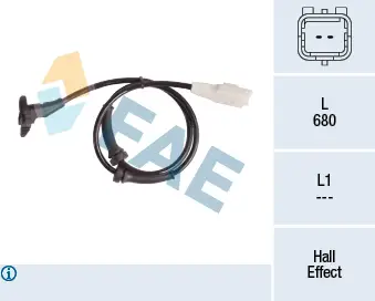 FAE 78181 - Sensor, Raddrehzahl Jetzt Bestellen