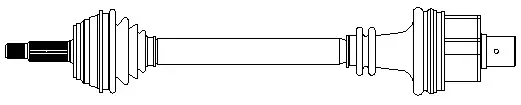 Kracherpreis METELLI 17-0396 - Antriebswelle