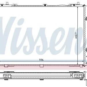 Must-Have NISSENS 60467A - Kühler, Motorkühlung
