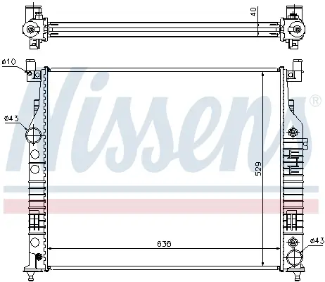 NISSENS 62577A - Kühler, Motorkühlung - ** FIRST FIT ** Bestpreis