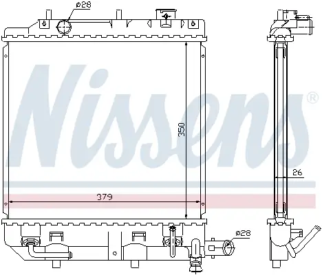 NISSENS 62459 - Kühler, Motorkühlung Direkt Vom Hersteller