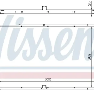 Sale NISSENS 63111A - Kühler, Motorkühlung