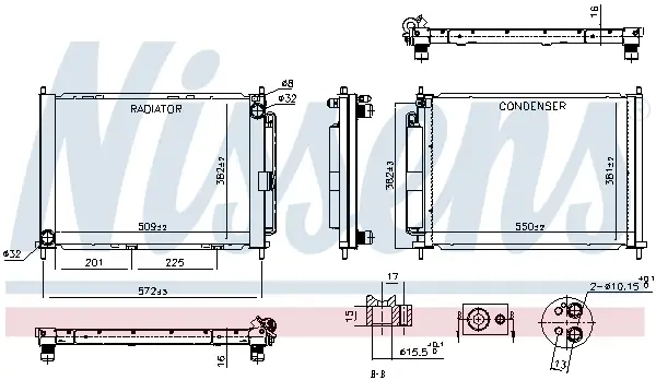 NISSENS 637654 - Kühlmodul Markenprodukt