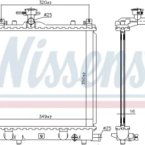 Sonderaktion NISSENS 64175A - Kühler, Motorkühlung