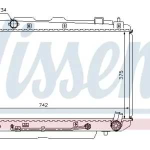 Neue Kollektion NISSENS 64644A - Kühler, Motorkühlung - ** FIRST FIT **