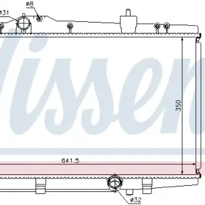 Schneller Versand NISSENS 64655A - Kühler, Motorkühlung - ** FIRST FIT **