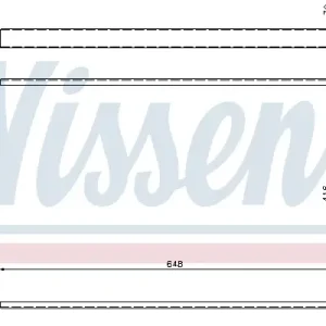 Finale Aktion NISSENS 65296 - Kühler, Motorkühlung