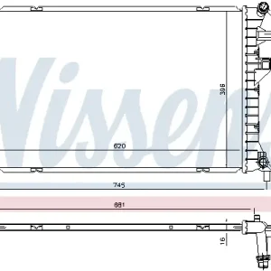 Top-Angebot NISSENS 65306 - Kühler, Motorkühlung