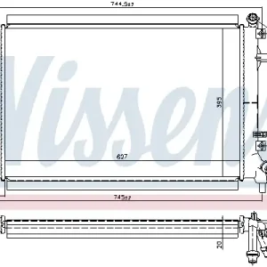 Sale NISSENS 65324 - Niedertemperaturkühler, Ladeluftkühler