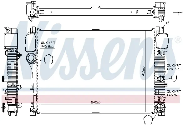 NISSENS 67107A - Kühler, Motorkühlung - ** FIRST FIT ** Direkt Vom Hersteller