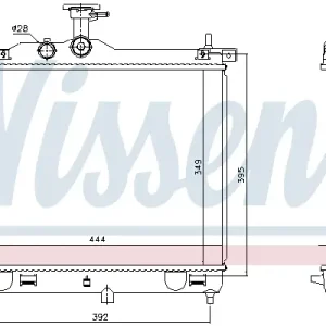 Heißes Angebot NISSENS 67610 - Kühler, Motorkühlung