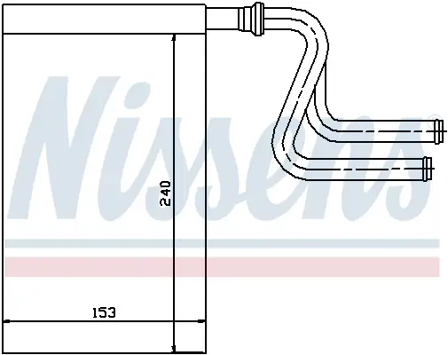 NISSENS 71745 - Wärmetauscher, Innenraumheizung Preisreduziert