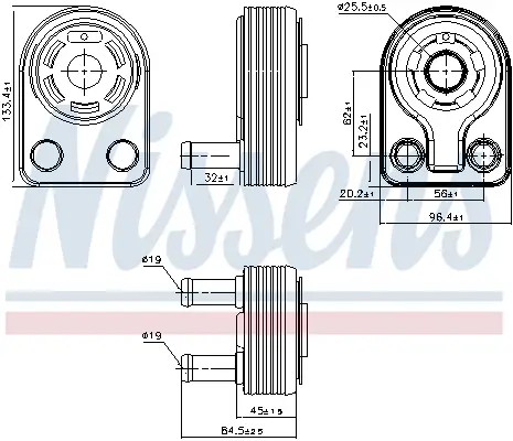 NISSENS 90971 - Ölkühler, Motoröl - ** FIRST FIT ** Preiswert
