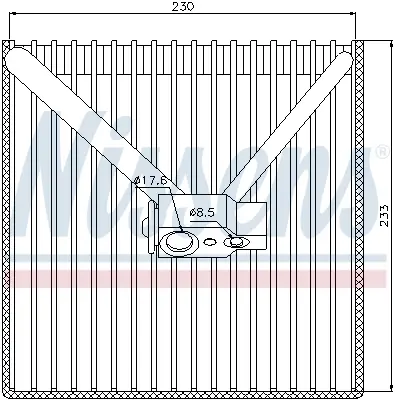 NISSENS 92250 - Verdampfer, Klimaanlage Aktuell