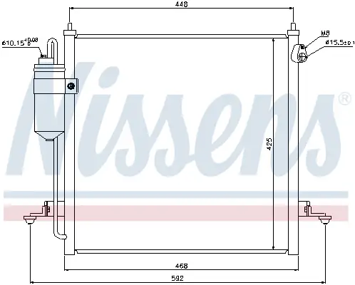 NISSENS 940068 - Kondensator, Klimaanlage - ** FIRST FIT ** Knallerangebot