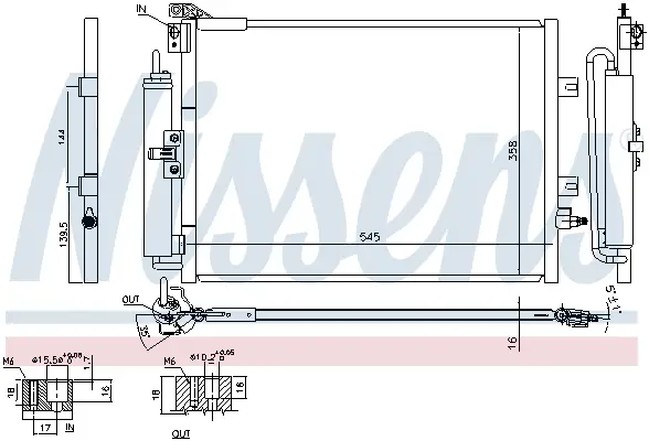 NISSENS 940142 - Kondensator, Klimaanlage - ** FIRST FIT ** Super-Preis