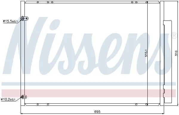 Sofort Bestellen NISSENS 940298 - Kondensator, Klimaanlage