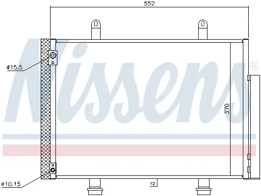 NISSENS 940356 - Kondensator, Klimaanlage - ** FIRST FIT ** Top-Angebot