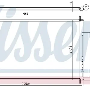 Preisknaller NISSENS 940446 - Kondensator, Klimaanlage - ** FIRST FIT **