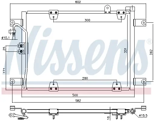 NISSENS 940578 - Kondensator, Klimaanlage Wochenendangebot