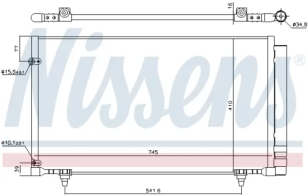 Top-Angebot NISSENS 940671 - Kondensator, Klimaanlage