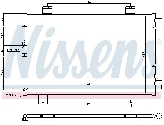 NISSENS 940697 - Kondensator, Klimaanlage Jetzt Kaufen