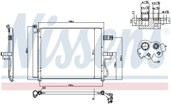 NISSENS 94452 - Kondensator, Klimaanlage - ** FIRST FIT ** Sonderaktion