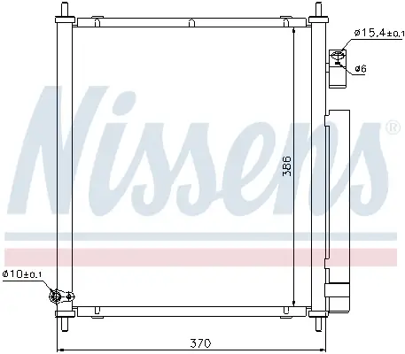 Neue Kollektion NISSENS 94734 - Kondensator, Klimaanlage