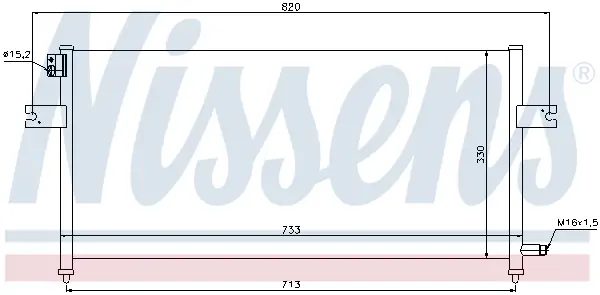 Neue Kollektion NISSENS 94759 - Kondensator, Klimaanlage