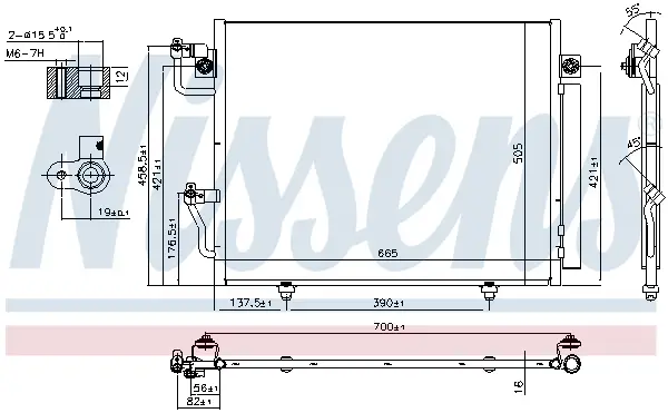 NISSENS 94864 - Kondensator, Klimaanlage - ** FIRST FIT ** Heißes Angebot