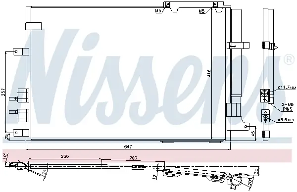 Neu NISSENS 94914 - Kondensator, Klimaanlage - ** FIRST FIT **