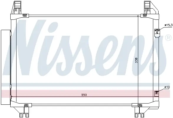 NISSENS 94991 - Kondensator, Klimaanlage Preis Gesenkt