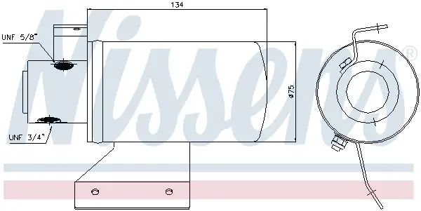 NISSENS 95053 - Trockner, Klimaanlage Billig
