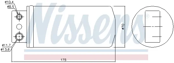 NISSENS 95235 - Trockner, Klimaanlage Angebot
