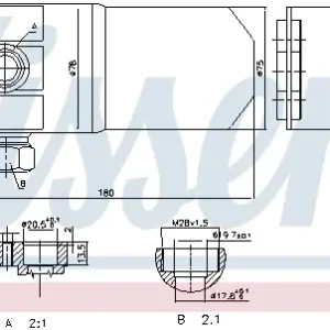 NISSENS 95472 - Trockner, Klimaanlage Preisknaller