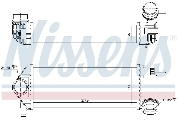 NISSENS 96308 - Ladeluftkühler - ** FIRST FIT ** Aktuell