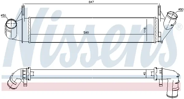 NISSENS 96585 - Ladeluftkühler - ** FIRST FIT ** Ausverkauf
