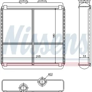 Sale NISSENS 72042 - Wärmetauscher, Innenraumheizung