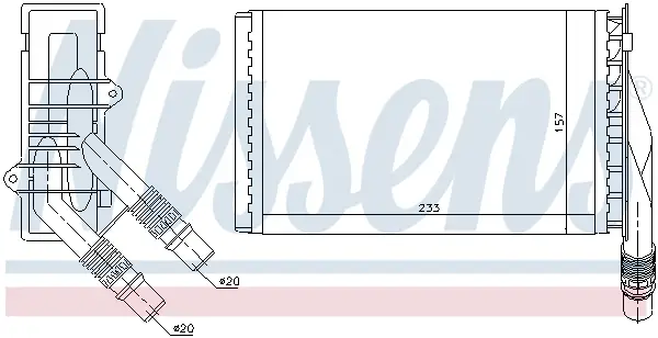 NISSENS 72985 - Wärmetauscher, Innenraumheizung Super-Preis